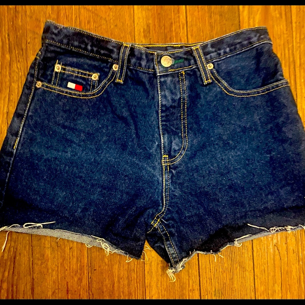 Tommy girl cut off jean shorts size 28